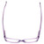 Top View of Calabria Dora Round Designer Progressive Blue Light Glasses 50mm in Grape Purple