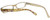 Close Up View of Calabria Dora Round&Oval Designer Blue Light Block Glasses 50 mm in Lemon Yellow