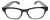 Front View of Calabria Drew Square Designer Progressive Blue Light Glasses 48 mm in Grey Smoke