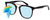 Blue Light Blocking Glasses Light Refraction Functionality Illustration