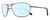 Profile View of REVO SURGE Designer Progressive Lens Blue Light Blocking Eyeglasses in Matte Gunmetal Black Mens Rectangular Full Rim Metal 62 mm