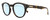 Profile View of CARRERA 252/S Designer Blue Light Blocking Eyeglasses in Havana Tortoise Gold Unisex Cat Eye Full Rim Acetate 50 mm