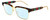 Profile View of Gucci GG0603S Designer Progressive Lens Blue Light Blocking Eyeglasses in Tortoise Havana Gold Red Green Unisex Square Full Rim Metal 56 mm