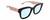 Profile View of Gucci GG0998S Designer Progressive Lens Blue Light Blocking Eyeglasses in Gloss Black Pink Opal Gold Ladies Cat Eye Full Rim Acetate 52 mm