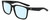 Profile View of Dragon Alliance DR BAILE XL LL Mick Fanning Signature Collection Designer Blue Light Blocking Eyeglasses in Matte Black Unisex Square Full Rim Acetate 58 mm