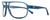 Profile View of REVO HANK Designer Progressive Lens Blue Light Blocking Eyeglasses in Slate Grey Blue Unisex Pilot Full Rim Acetate 62 mm