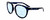Profile View of Smith Optics Bridgetown-JBW Designer Progressive Lens Blue Light Blocking Eyeglasses in Crystal Navy Blue Tortoise Havana Silver Ladies Round Full Rim Acetate 54 mm