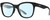 Profile View of Smith Optics Caper-807 Designer Blue Light Blocking Eyeglasses in Gloss Black Unisex Panthos Full Rim Acetate 53 mm
