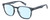 Profile View of Levi's Timeless LV5008S Designer Blue Light Blocking Eyeglasses in Crystal Blue Horn Marble Unisex Panthos Full Rim Acetate 52 mm