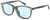 Profile View of Levi's Timeless LV5013CS Designer Progressive Lens Blue Light Blocking Eyeglasses in Crystal Blue Horn Marble Unisex Panthos Full Rim Acetate 53 mm
