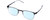 Profile View of Carrera 6660 Designer Blue Light Blocking Eyeglasses in Matte Black Frost Crystal Unisex Panthos Full Rim Stainless Steel 50 mm