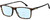 Profile View of Carrera CA-225 Designer Progressive Lens Blue Light Blocking Eyeglasses in Havana Tortoise Brown Black Unisex Square Full Rim Acetate 56 mm