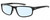 Profile View of Under Armour UA-5014 Designer Blue Light Blocking Eyeglasses in Gloss Black Matte Grey Mens Oval Full Rim Acetate 56 mm