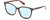 Profile View of Polaroid 4101/F/S Designer Progressive Lens Blue Light Blocking Eyeglasses in Gloss Tortoise Havana Brown Gemstone Crystal Accents Ladies Cat Eye Full Rim Acetate 65 mm
