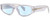Profile View of Rag&Bone 1047 Designer Progressive Lens Blue Light Blocking Eyeglasses in Crystal Clear Unisex Oval Full Rim Acetate 55 mm