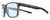 Profile View of NIKE Essent-Endvor-EV1117-010 Designer Blue Light Blocking Eyeglasses in Matte Gunsmoke Grey Black Yellow Unisex Panthos Full Rim Acetate 57 mm