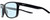 Profile View of NIKE Essent-Endvor-EV1122-001 Designer Progressive Lens Blue Light Blocking Eyeglasses in Gloss Black Silver Unisex Panthos Full Rim Acetate 57 mm