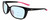 Profile View of NIKE Sentiment-CT7878-010 Designer Progressive Lens Blue Light Blocking Eyeglasses in Gloss Black Hot Pink Rose Gold Ladies Square Full Rim Acetate 56 mm