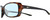 Profile View of NIKE Breeze-CT8031-220 Designer Blue Light Blocking Eyeglasses in Gloss Brown Tortoise Havana Black Grey Gold Ladies Oval Full Rim Acetate 57 mm