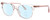 Profile View of Kate Spade ANDRIA Designer Progressive Lens Blue Light Blocking Eyeglasses in Gloss Pink Crystal Sparkly Glitter Ladies Cat Eye Full Rim Acetate 51 mm