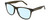 Profile View of Tommy Hilfiger TH 1712/S Designer Blue Light Blocking Eyeglasses in Dark Brown Crystal Unisex Square Full Rim Acetate 54 mm
