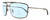 Profile View of Police SPL965 Designer Progressive Lens Blue Light Blocking Eyeglasses in Shiny Gunmetal Matte Brown Tortoise Havana Unisex Pilot Full Rim Metal 63 mm