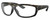 Profile View of Costa Del Mar Salt Break Designer Blue Light Blocking Eyeglasses in Matte Brown Gray Crystal Black Wetlands Unisex Rectangular Full Rim Acetate 65 mm