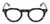 Front View of Reptile Malayemys Women's Designer Reading Glasses in Brown Tortoise Havana 44mm