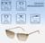 Dimensions and Measurements Illustration of QUAY Australia Bad Habit Womens CatEye Designer Blue Light Glasses in Clear 65mm