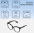 QUAY Australia Its My Way CatEye Multi-Focus Blue Light Glasses Matte Black 59mm