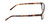 Side View of Jones New York J730 Designer Progressive Lens Blue Light Blocking Eyeglasses in Black Crystal Layer Ladies Cat Eye Full Rim Acetate 53 mm