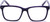 Front View of Prive Revaux MVP Designer Blue Light Blocking Eyeglasses in Midnight Plum Purple Unisex Square Full Rim Acetate 54 mm