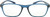 Front View of Prive Revaux Socrates Designer Blue Light Blocking Eyeglasses in Royal Blue Unisex Panthos Full Rim Acetate 51 mm
