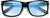 Top Laying View of Prive Revaux Speculator Designer Blue Light Blocking Eyeglasses in Caviar Black Unisex Square Full Rim Acetate 57 mm