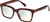 Profile View of Prive Revaux Joels Designer Blue Light Blocking Eyeglasses in Brown Tortoise Havana Unisex Square Full Rim Acetate 54 mm