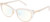 Profile View of Prive Revaux Veronica Designer Blue Light Blocking Eyeglasses in Crystal Clear Ladies Cat Eye Full Rim Acetate 53 mm
