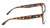 Side View of OTIS Odyssey Designer Progressive Lens Blue Light Blocking Eyeglasses in Matte Honey Tortoise Havana Ladies Cat Eye Full Rim Acetate 54 mm