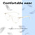 Lightweight Construction Illustration of OTIS Omar X Designer Progressive Lens Blue Light Blocking Eyeglasses in Eco Crystal Sand Unisex Round Full Rim Acetate 52 mm