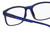 Close Up View of Perry Ellis PEBX55 Designer Progressive Lens Blue Light Blocking Eyeglasses in Gloss Navy Blue Marble Unisex Square Full Rim Acetate 52 mm
