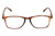 Front View of Perry Ellis PEBX57 Designer Progressive Lens Blue Light Blocking Eyeglasses in Gloss Tortoise Havana Marble Unisex Panthos Full Rim Acetate 50 mm