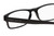 Close Up View of Perry Ellis PEBX59 Designer Blue Light Blocking Eyeglasses in Gloss Black Marble Unisex Rectangular Full Rim Acetate 50 mm