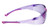 Medspex Color Therapy Light Protection Glasses for Indoor & Outdoor Use – UV Shield Wellness Eyewear | Comfortable Frame for Screen Use, Bright Light & Daily Eye Care | Purple Crystal image 4