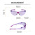 Medspex Color Therapy Light Protection Glasses for Indoor & Outdoor Use – UV Shield Wellness Eyewear | Comfortable Frame for Screen Use, Bright Light & Daily Eye Care | Purple Crystal image 7