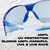 Medspex Color Therapy Light Protection Glasses for Indoor & Outdoor Use – UV Shield Wellness Eyewear | Comfortable Frame for Screen Use, Bright Light & Daily Eye Care | Blue Crystal image 8