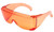 Medspex 3000 Orange Large Fit Over Safety Glasses Fitover Prescription Eyewear, Migraine Glasses Light Sensitivity Glasses Women Men Outdoor Indoor Blue Light Blocker Over Glasses Eye Protection image 4
