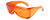 Medspex 3000 Dark Orange Fitover Dental Safety Glasses Protection for Teeth Whitening LED Light Eye Shield Red Light Goggles Blue Light Blocking Glasses Fit Over Prescription Glasses Anti Scratch Fog image 2
