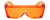 Medspex 3000 Dark Orange Fitover Dental Safety Glasses Protection for Teeth Whitening LED Light Eye Shield Red Light Goggles Blue Light Blocking Glasses Fit Over Prescription Glasses Anti Scratch Fog image 5