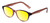 Medspex Corinne McCormack Polly Pink Black Fade Gold Yellow Color Therapy Reading Glasses