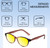 Medspex Corinne McCormack Polly Pink Black Fade Gold Yellow Color Therapy Reading Glasses
