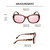 Medspex Calabria SOPHIA Brown Crystal Tortoise FL-41 Rose Color Therapy Reading Glasses image 3